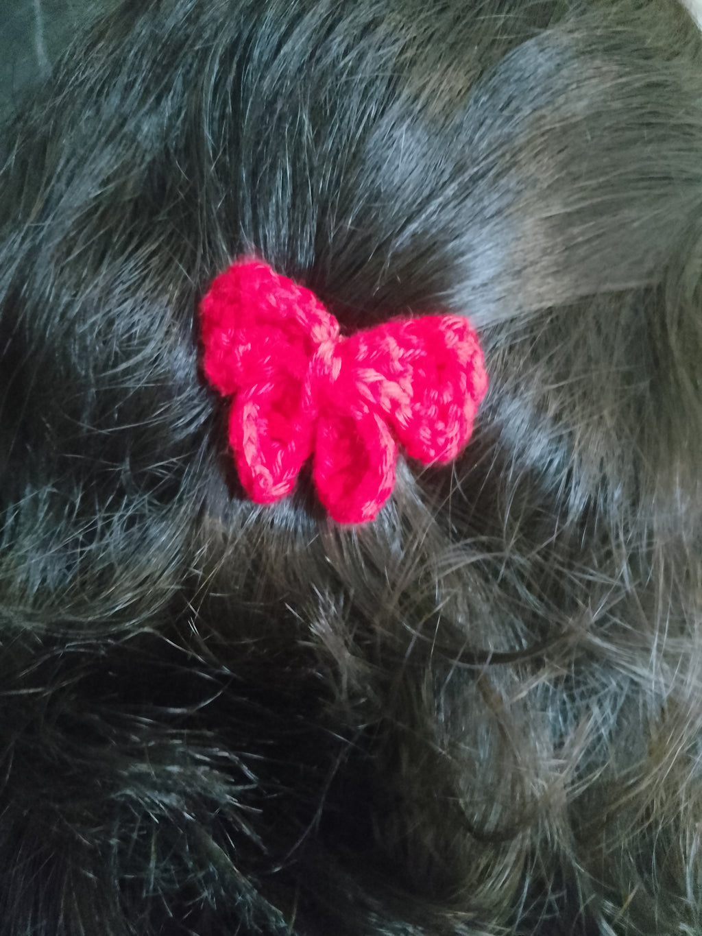 Red Bow Hairclip