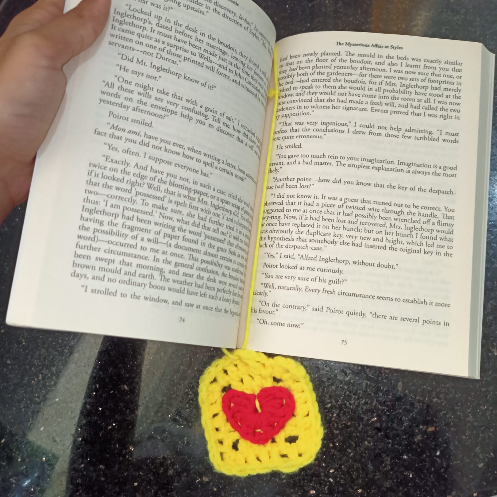 Heart bookmark