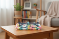 Colorful Spectacle Coaster with Eyeglasses