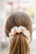 Peach Scrunchie High Ponytail